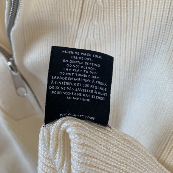 Brunette The Label Ribbed Knit Half-Zip Popover - Picture 6 of 6